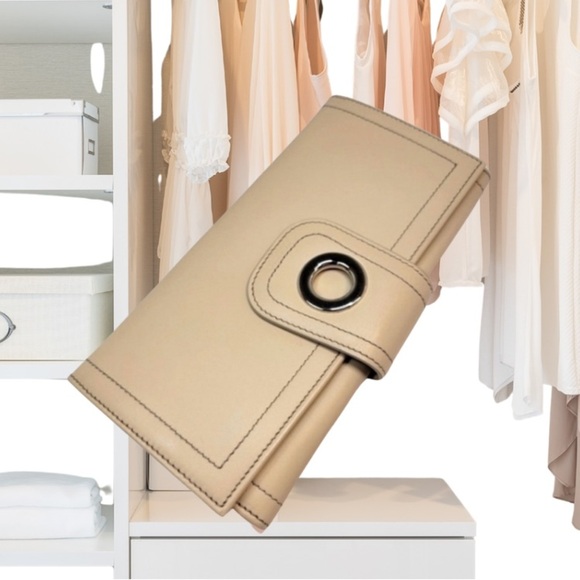 Bally Genuine Leather, Long Wallet, Cream, Made in Italy - Picture 2 of 14